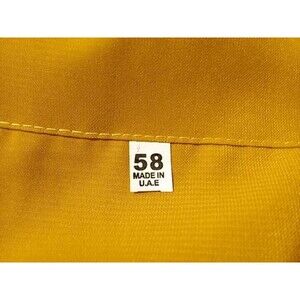 Women's ShortSleeve Maxi Dress, Size 58 in UAE or Size 24 in US - Mustard Yellow